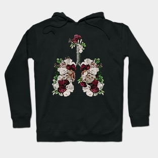 Lung Anatomy / Cancer Awareness 8 Hoodie